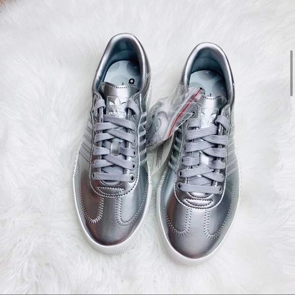 adidas sambarose silver